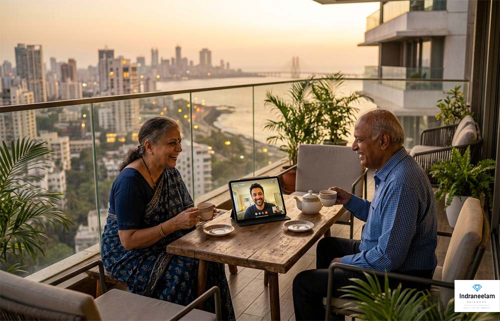 NRI-friendly premium apartments in Thrissur offering senior-friendly living, modern amenities and a peaceful retirement lifestyle at Indraneelam Infinia